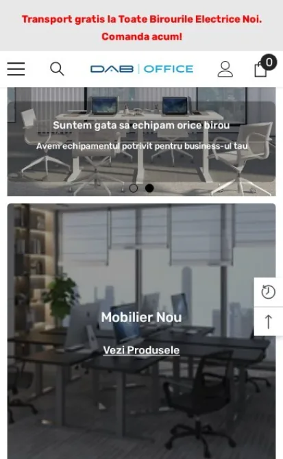Magazinul dab4office.ro pe telefon
