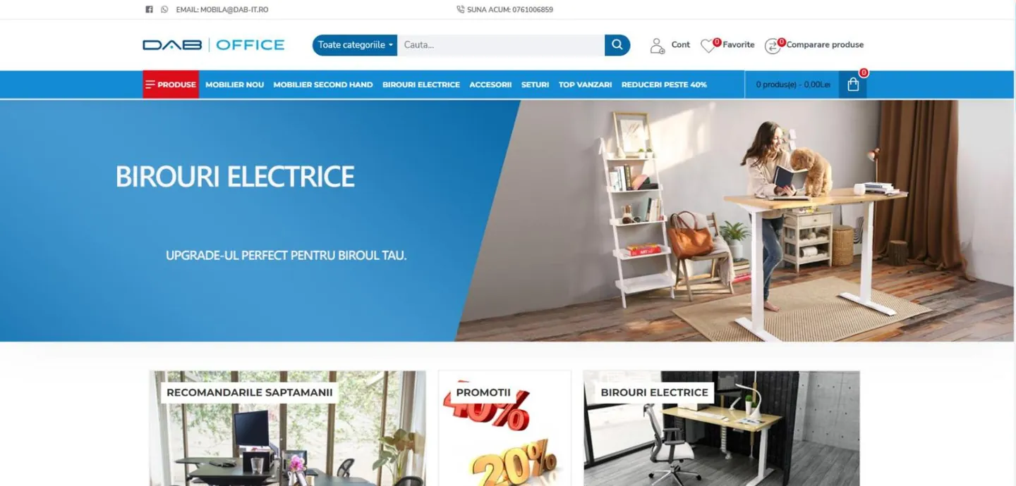 Înainte: DAB Office, primul ecran