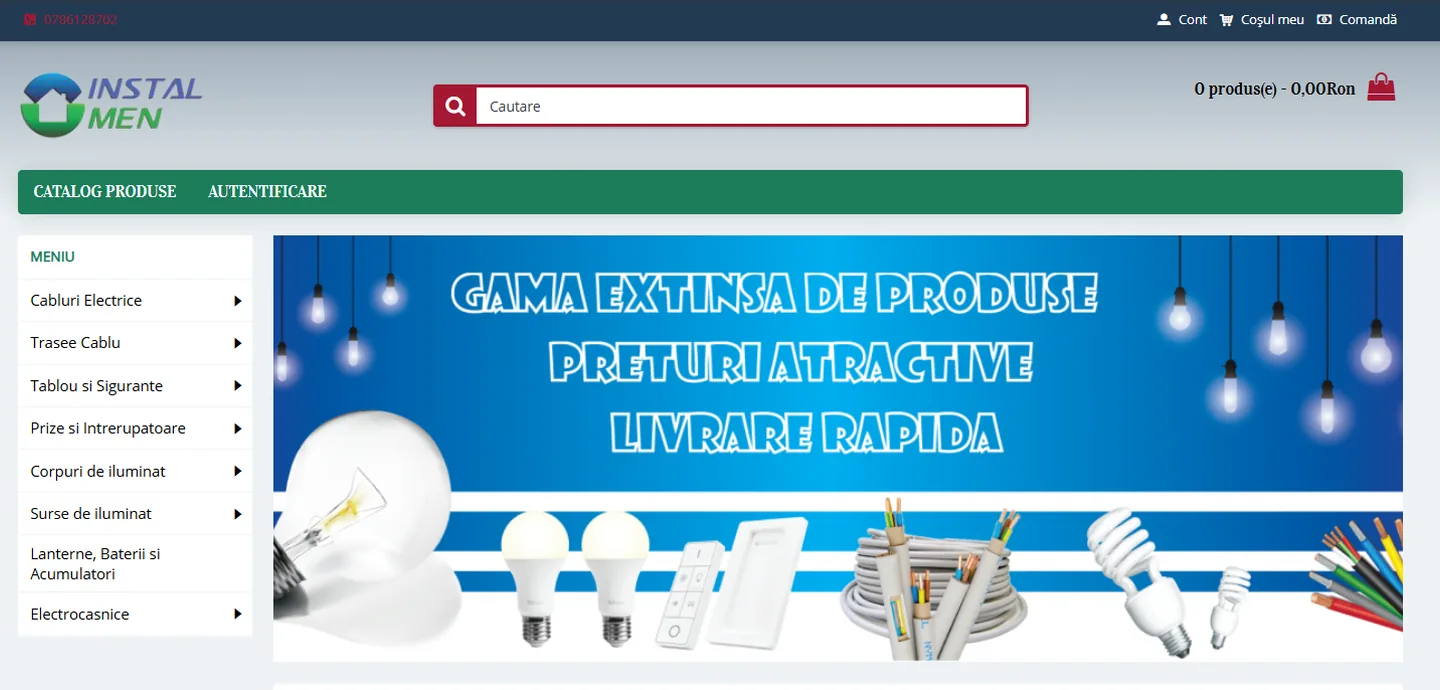 Înainte: Instalmen, primul ecran